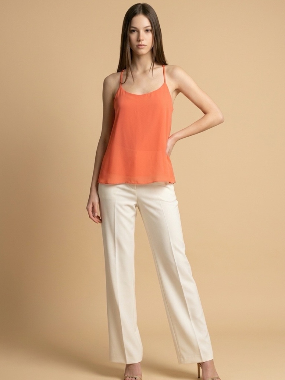 Show Me Your Mumu racerback coral top, NWT, Small